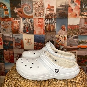 CROCS Classic Lined Clog In Light Blue Women’s Size 9